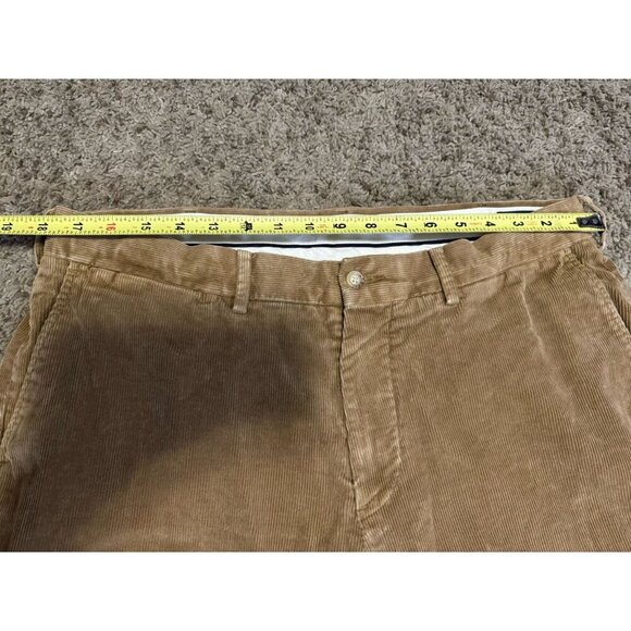 POLO RALPH LAUREN Brown Corduroy Pants Straight Leg Stretch Classic Fit 36x27 - Picture 8 of 10